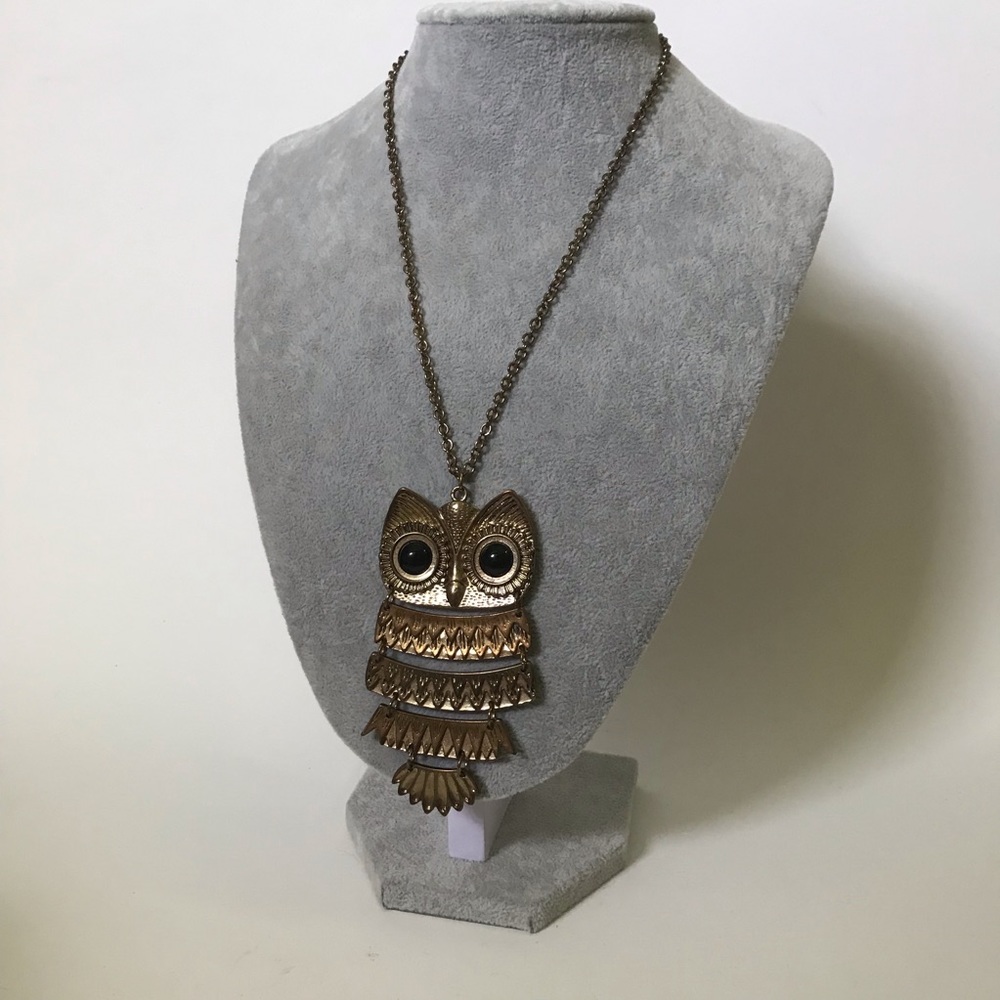 Vintage Owl Necklace